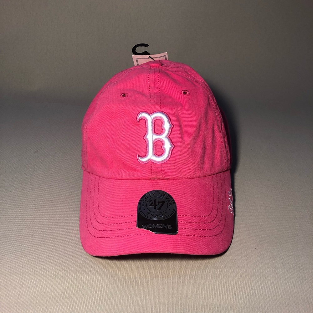Boston Red Sox women’s pink dad hat MLB